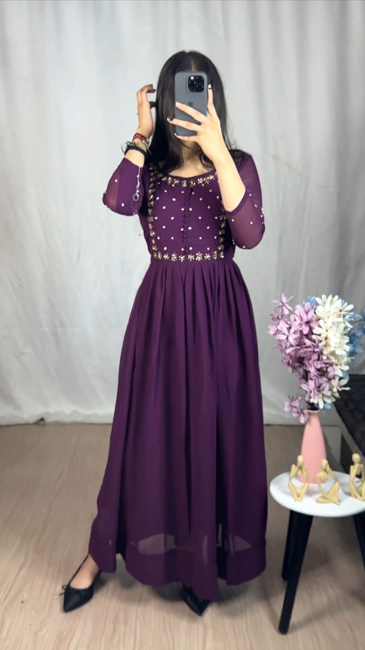 HANDWORK ANARKALI