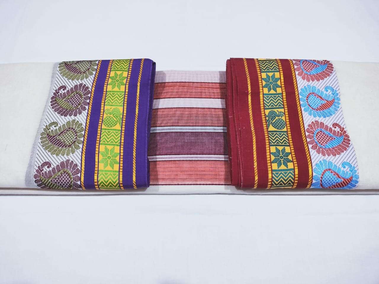 9 X 5 Cotton Jaquard Dhothi