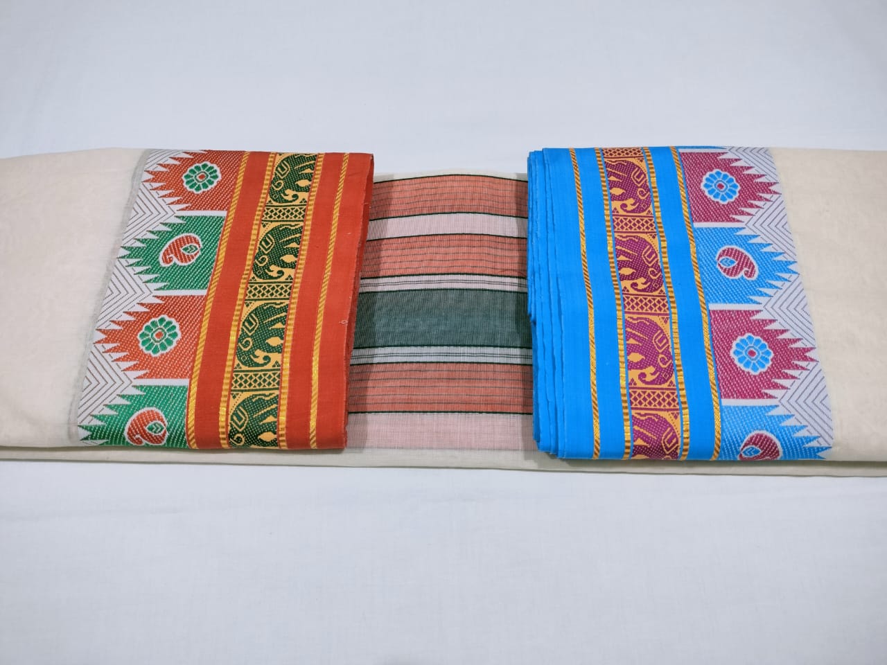 9 X 5 Cotton Jaquard Dhothi