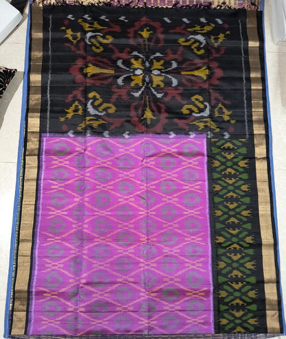 Ikkat Pochampally Pure Silk Saree