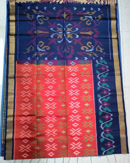 Ikkat Pochampally Pure Silk Saree