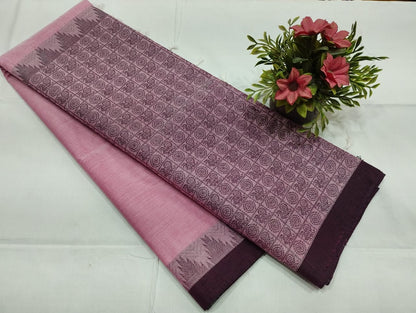 Kanchi Cotton Half And Half Saree