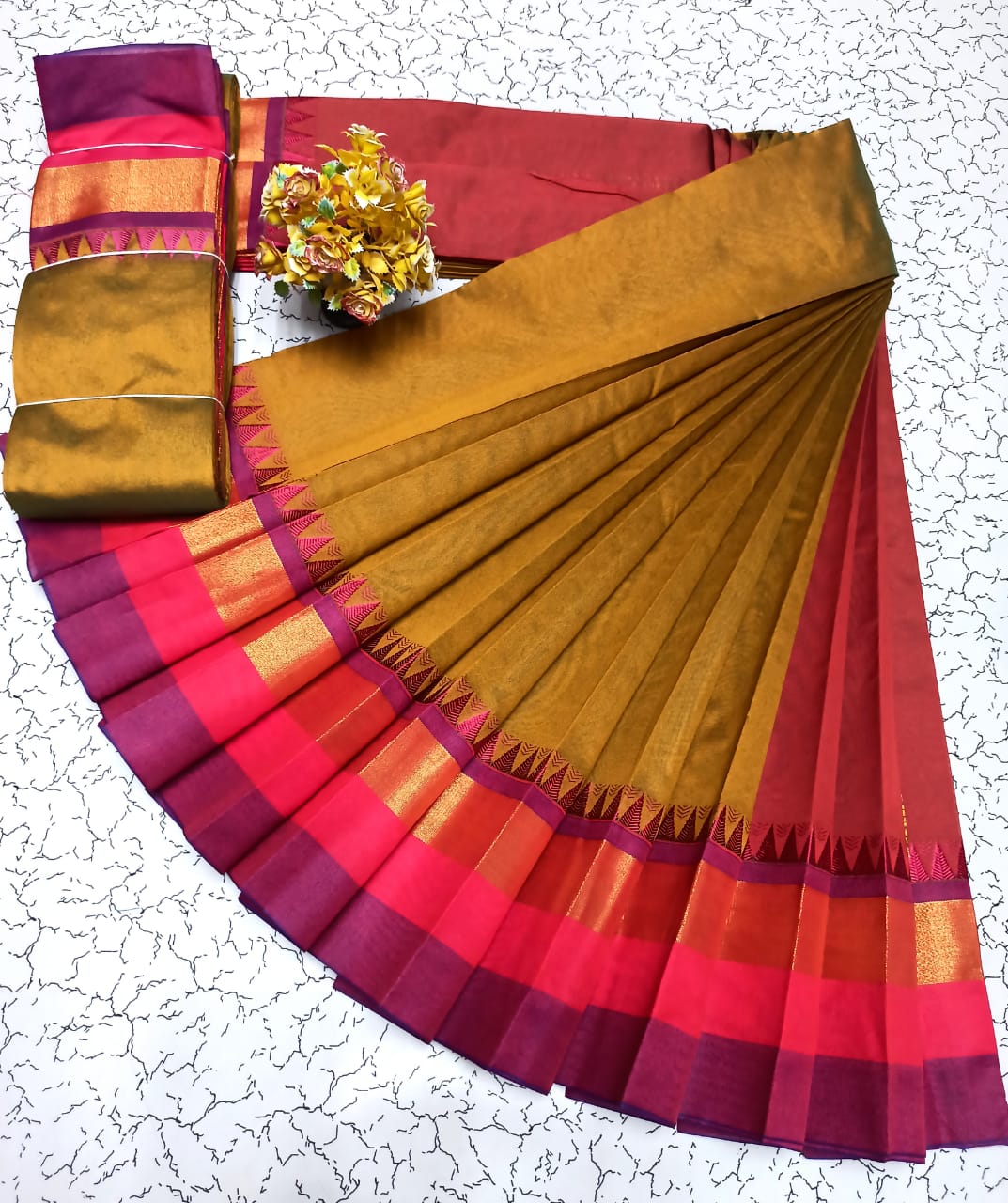 Korvai Silk Monika soft silk sarees