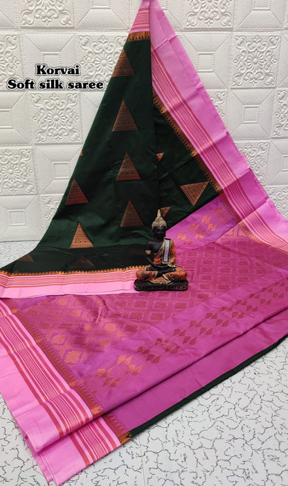 Korvai Soft Silk Saree