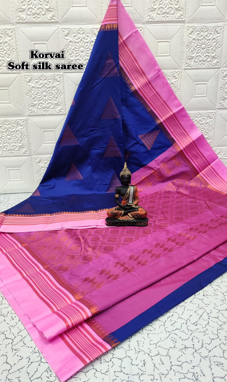 Korvai Soft Silk Saree