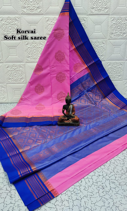 Korvai Soft Silk Saree