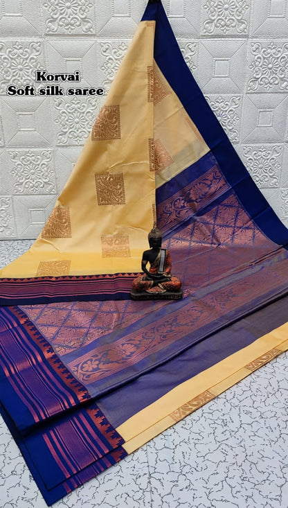 Korvai Soft Silk Saree