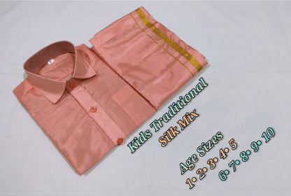 Kids color dhothi set