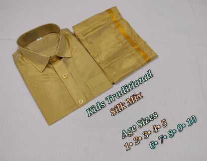 Kids color dhothi set