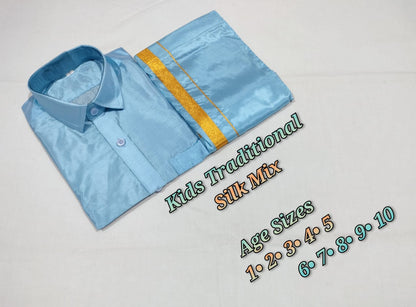 Kids color dhothi set