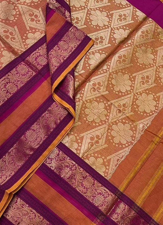 Handloom Kanchi Cotton Saree