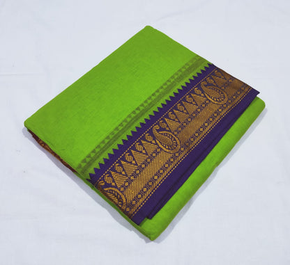 9x5 Color Dhothi With Angavasthram Set