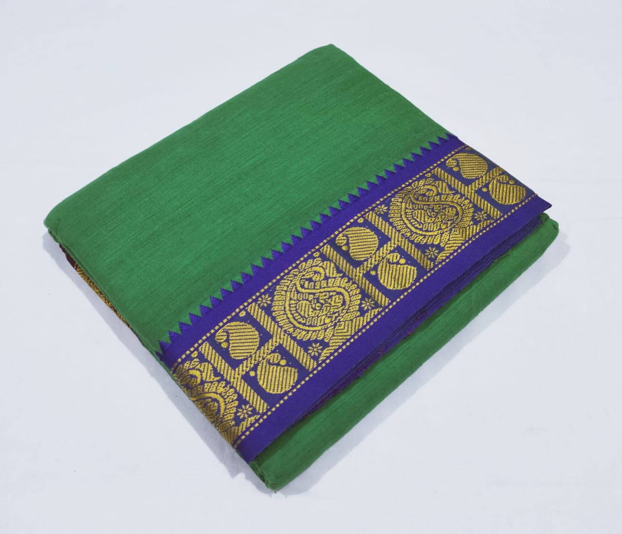 9x5 Color Dhothi With Angavasthram Set