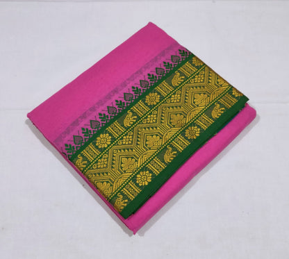 9x5 Color Dhothi With Angavasthram Set