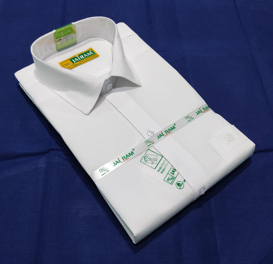 100% Pure White Cotton Shirt