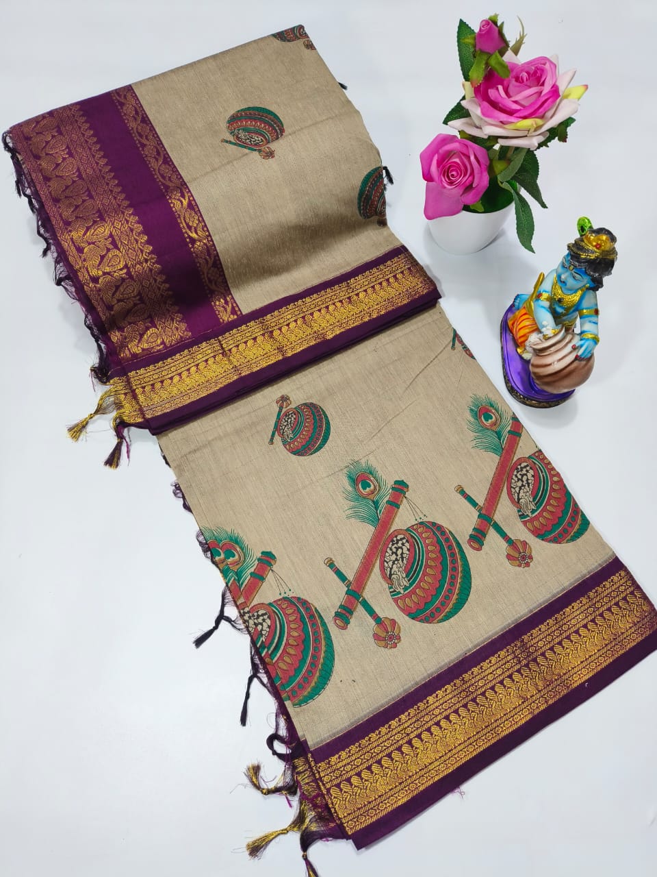 Printed Kalyani Cotton Saree