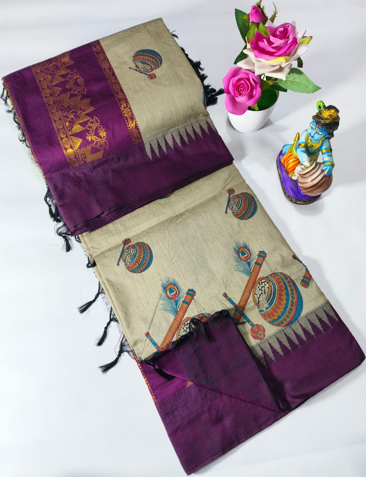 Printed Kalyani Cotton Saree