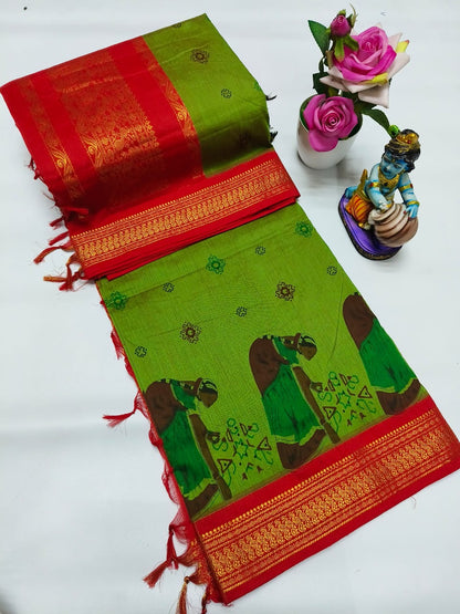 Printed Kalyani Cotton Saree