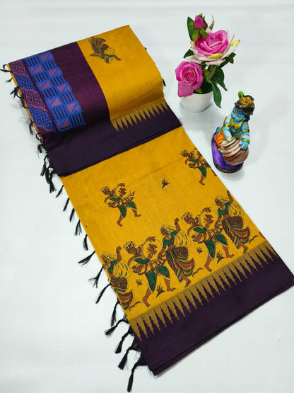 Printed Kalyani Cotton Saree