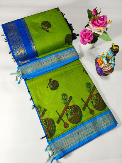 Printed Kalyani Cotton Saree