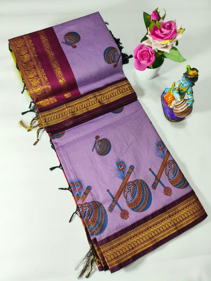 Printed Kalyani Cotton Saree