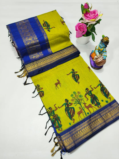 Printed Kalyani Cotton Saree