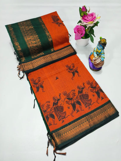 Printed Kalyani Cotton Saree