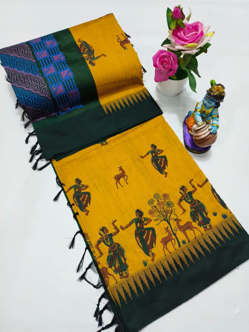 Printed Kalyani Cotton Saree